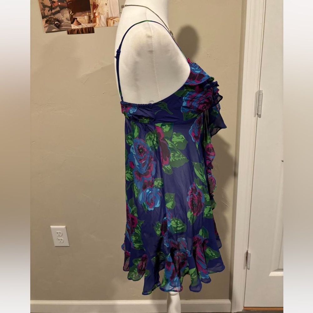 BETSEY JOHNSON• ruffle slip dress - Picture 5 of 6